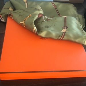 oversized 52” square Hermès shawl